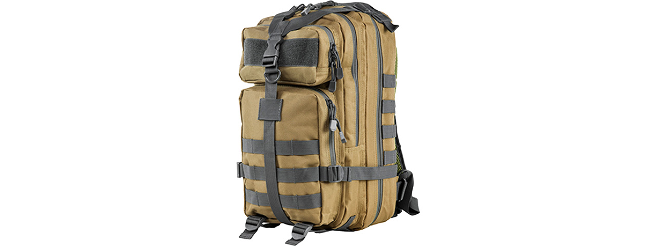 VISM by NcSTAR SMALL BACKPACK, TAN/URBAN GRAY - Click Image to Close