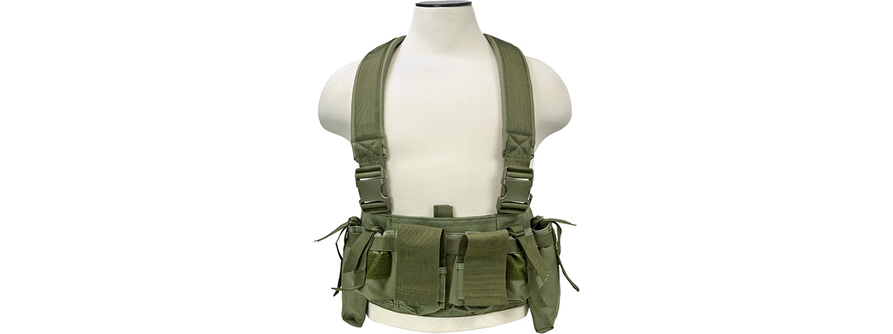 NcStar Vism Ultimate Chest Rig (Color: OD Green) - Click Image to Close
