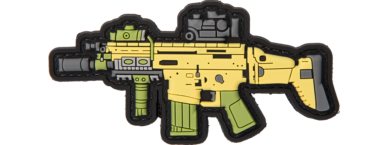 PVC Morale Patch MK17 (Color: Yellow / Green / Grey) - Click Image to Close