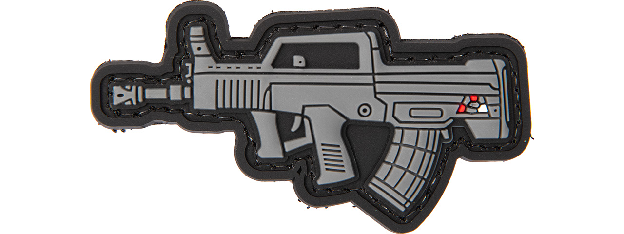 PVC Morale Patch Type 97 (Color: Black) - Click Image to Close