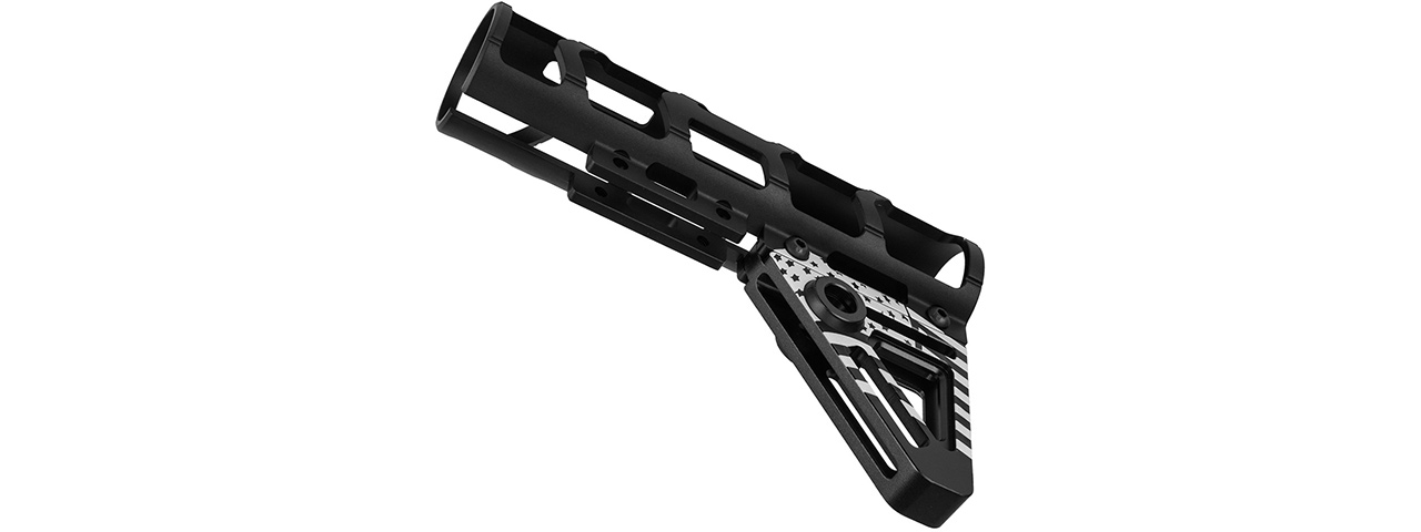 Ranger Armory Aluminum Patriot Stock (Black) - Click Image to Close