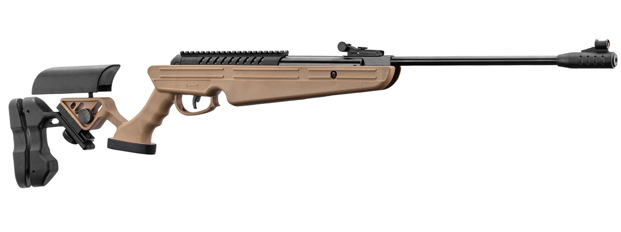 BO Manufacture Quantico Cal .177 Air Rifle w/ Spring Piston (TAN) - Click Image to Close