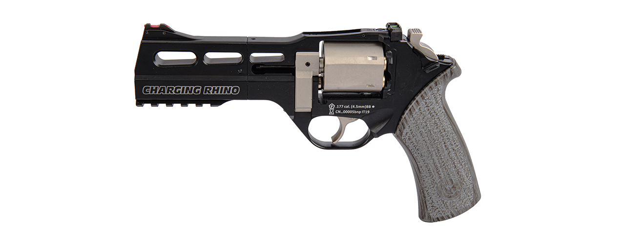 Limited Edition Airgun Chiappa Rhino 50DS CO2 Revolver (Black) - Click Image to Close