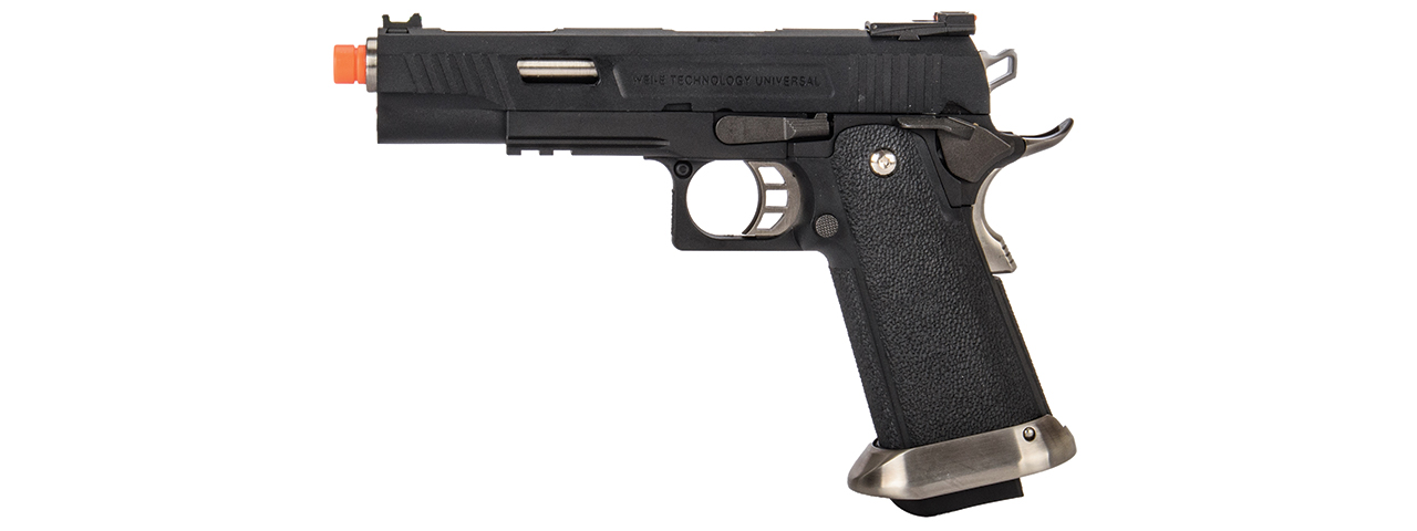 WE-Tech Hi-Capa 5.1 T-Rex Full Auto Gas Blowback Competition Pistol (Black) - Click Image to Close