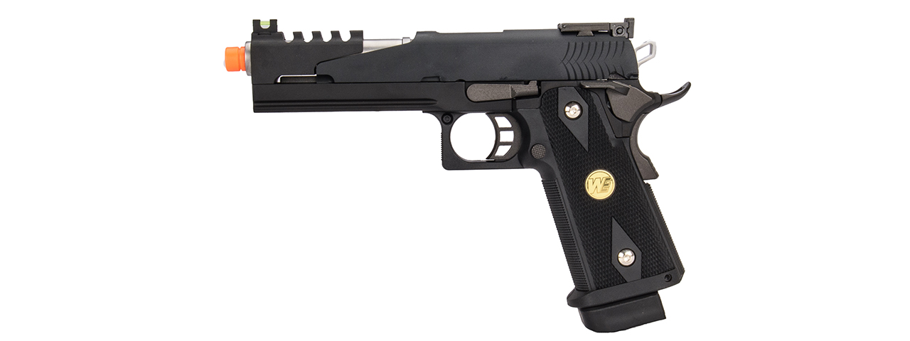 WE-Tech Hi-Capa 5.1 "Dragon" Full Auto Gas Blowback Airsoft Pistol (Black) - Click Image to Close