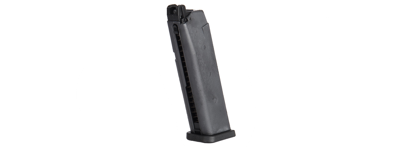 WE Tech G17 / G18 25rd Nylon Polymer Gas Blowback Magazine (Black) - Click Image to Close