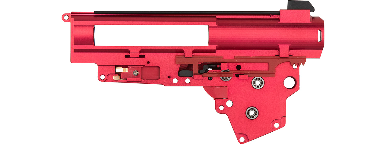 Lancer Tactical CNC Machined Version 3 Gearbox Shell for AK AEGs (RED) - Click Image to Close