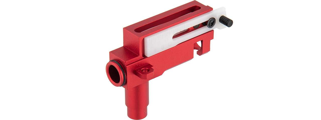 Lancer Tactical CNC Machined Aluminum Hop-Up Unit for AK AEGs (RED) - Click Image to Close