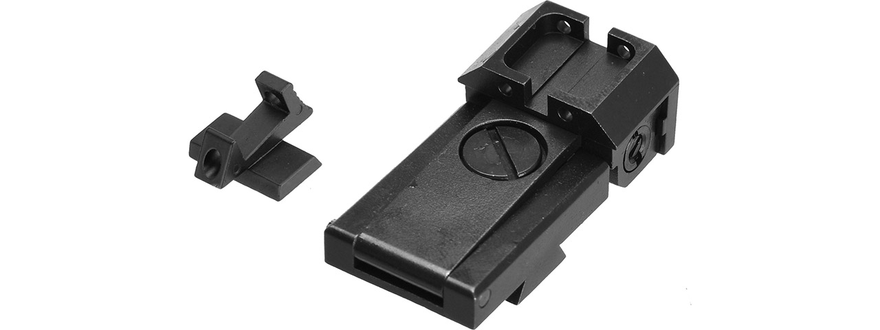 Lancer Tactical Steel CNC Sight Set for Hi-CAPA Gas Pistol - Click Image to Close