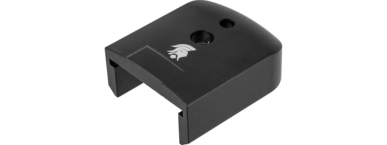 Lancer Tactical Magazine Base Pad for Hi-Capa Airsoft Pistols (Black) - Click Image to Close