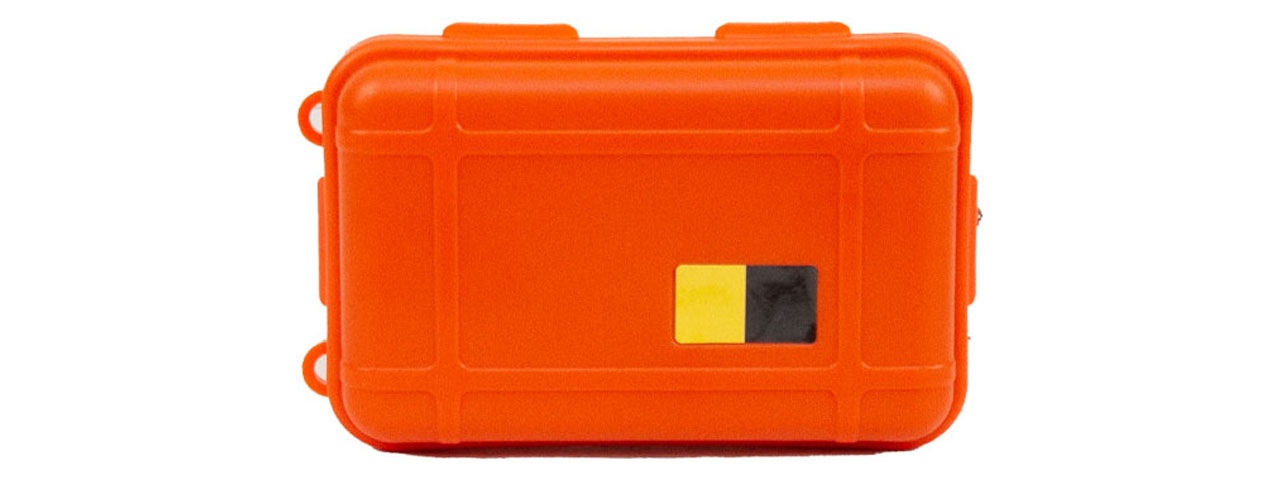 Nylon Polymer Padded Accessory Case (Color: Orange) - Click Image to Close