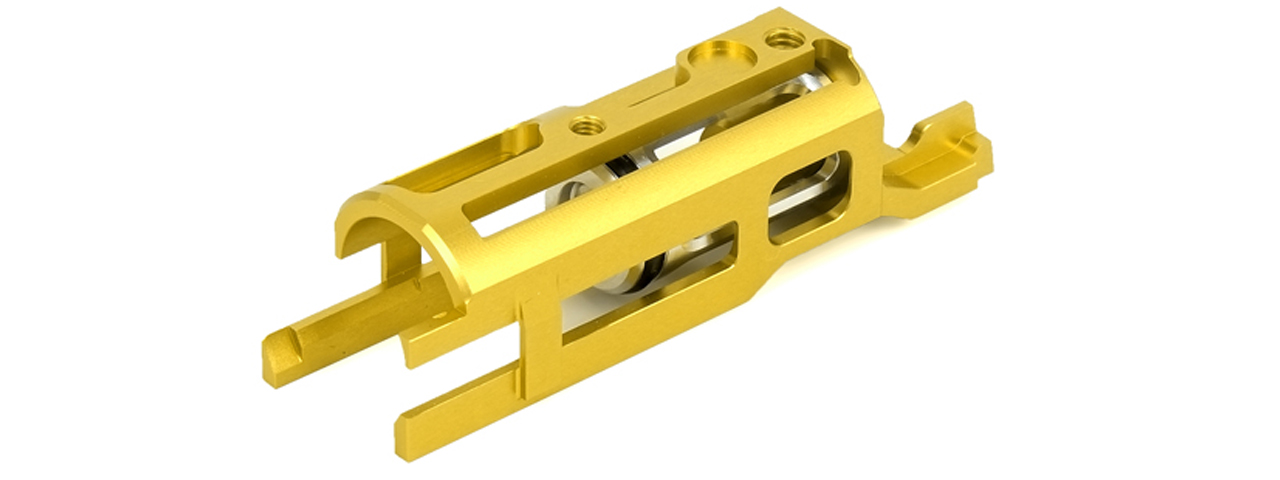 Airsoft Masterpiece Edge Version 2 Low FPS Aluminum Blowback Housing for Hi-Capa/1911 (Color: Gold) - Click Image to Close