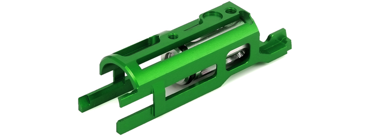 Airsoft Masterpiece Edge Version 2 Low FPS Aluminum Blowback Housing for Hi-Capa/1911 (Color: Green) - Click Image to Close