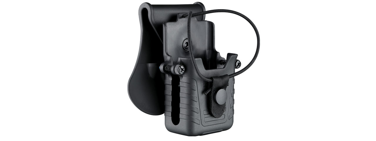 Amomax Tactical Hard Shell Radio Holder (Color: Black) - Click Image to Close