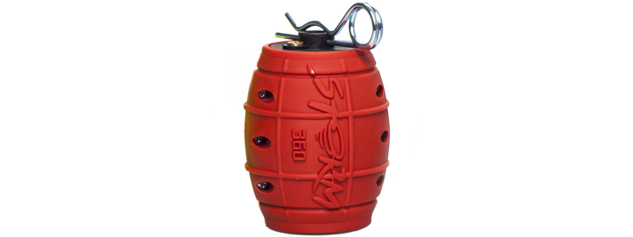 ASG Storm 360 Impact Gas Grenades (Color: Danger Red) - Click Image to Close