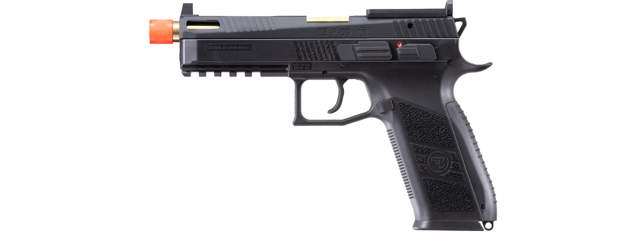 ASG CZ P-09 Optic Ready CO2 Blowback Pistol (Black) - Click Image to Close