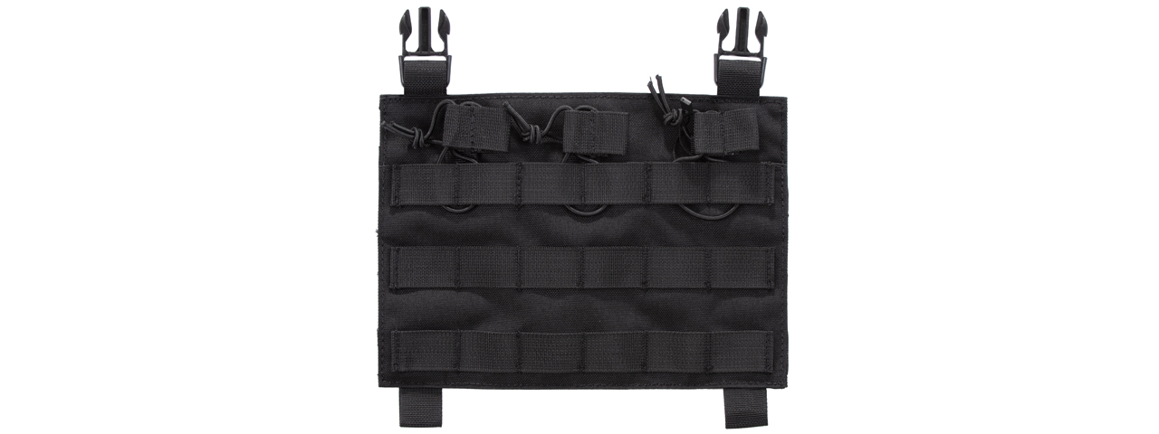 Lancer Tactical Vecro Triple Magazine Pouch (Color: Black) - Click Image to Close