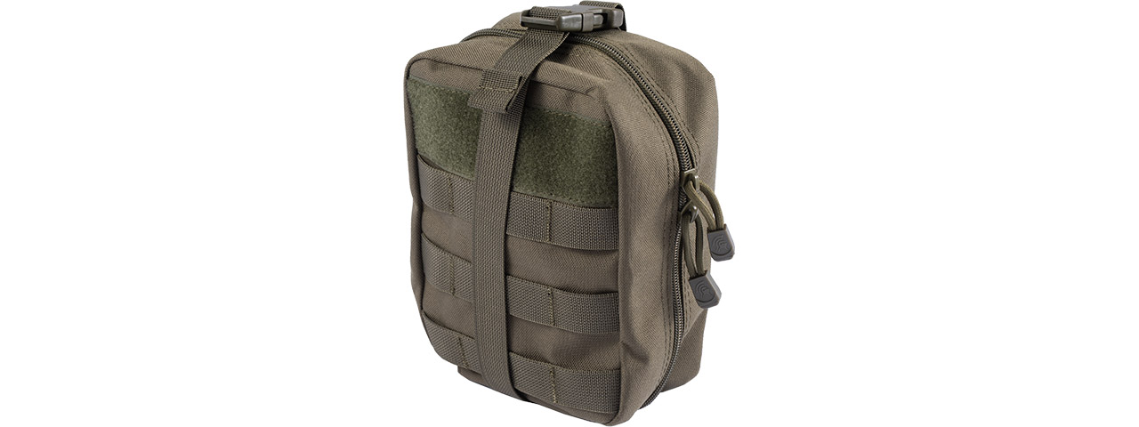 Lancer Tactical Admin Pouch w/ Molle (Color: OD Green) - Click Image to Close