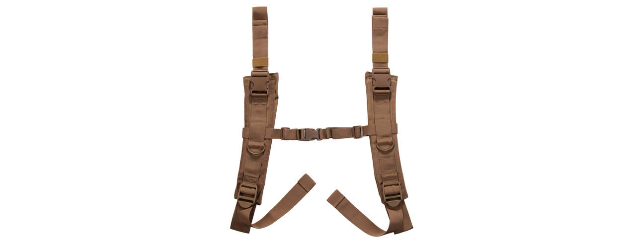 Lancer Tactical Double Gun Bag Replacement Strap (Color: Tan/Brown) - Click Image to Close