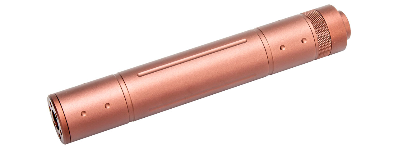 Lancer Tactical 7.6 Inch Suppressor Barrel Extension (Color: Coyote Brown) - Click Image to Close