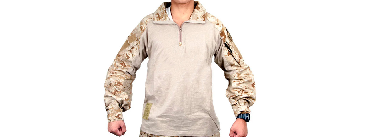 Lancer Tactical Ripstop PC T-Shirt XXL (Color: Desert Digital) - Click Image to Close