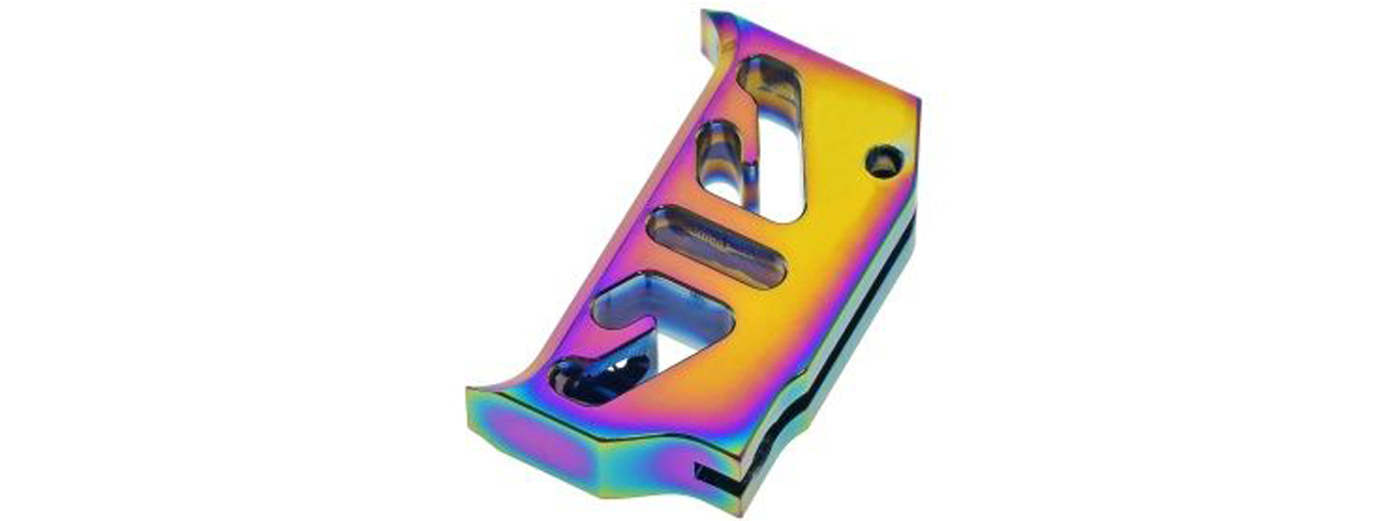 CowCow T2 Aluminum Trigger for Tokyo Marui Hi-Capa/1911 GBB Pistols (Color: Rainbow) - Click Image to Close