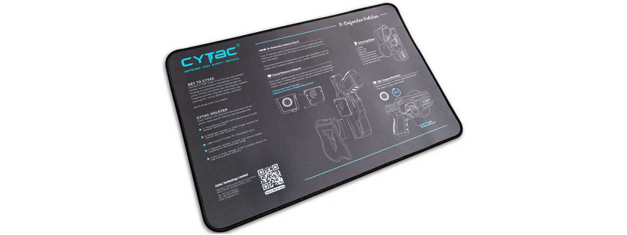 Cytac Non-Slip Soft Surface Gun Cleaning Mat - Click Image to Close