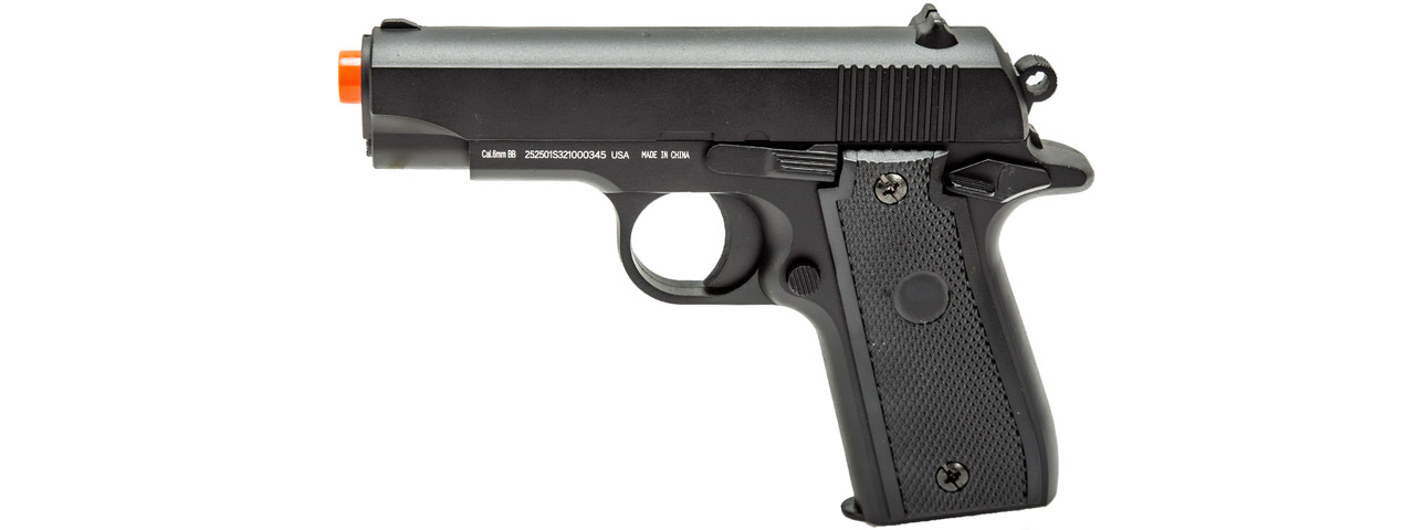 WellFire P88 Spring-Powered Airsoft Pistol (Color: Black) - Click Image to Close