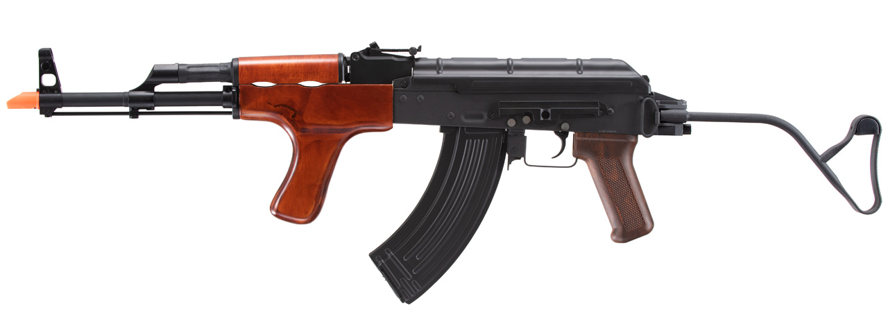 Double Bell AK74 Full Metal Airsoft Rifle w/ Wood Furniture (Color: Black) - Click Image to Close