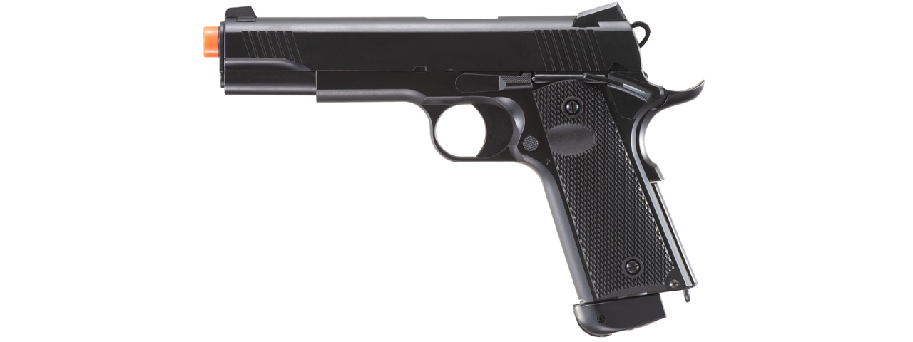 Double Bell 1911 CO2 Airsoft Pistol (Color: Black) - Click Image to Close