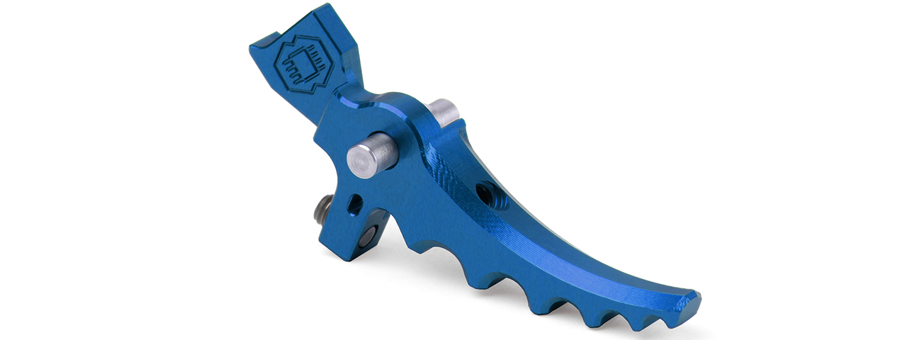 Gate Nova 2C1 CNC Machined Aluminum Adjustable Trigger (Color: Blue) - Click Image to Close