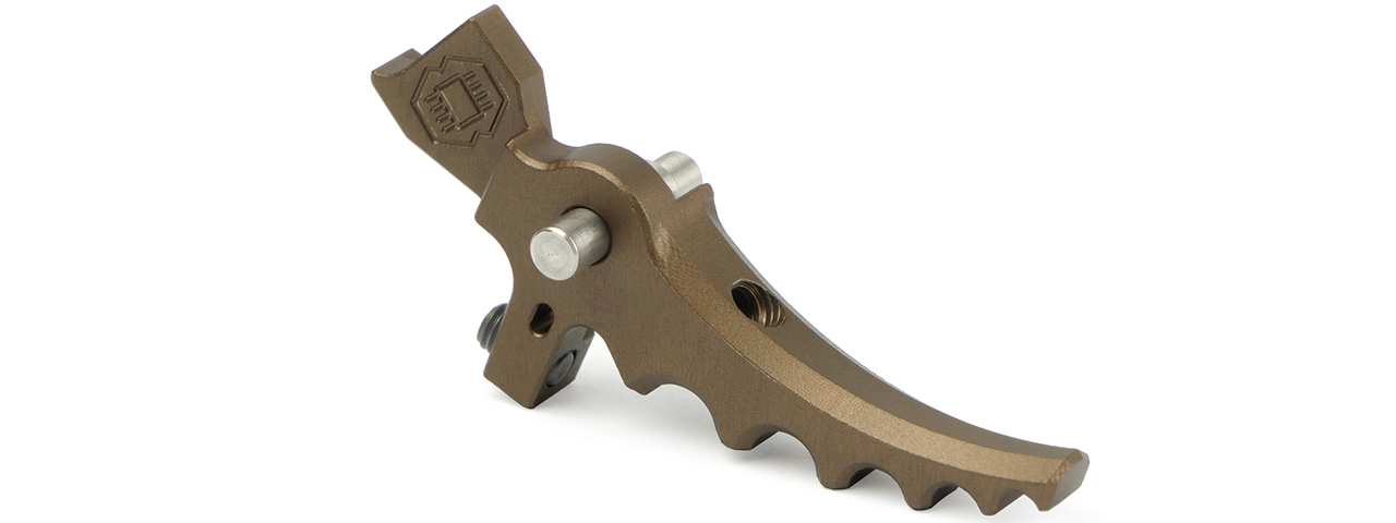 Gate Nova 2C1 CNC Machined Aluminum Adjustable Trigger (Color: Matte Dark Earth) - Click Image to Close