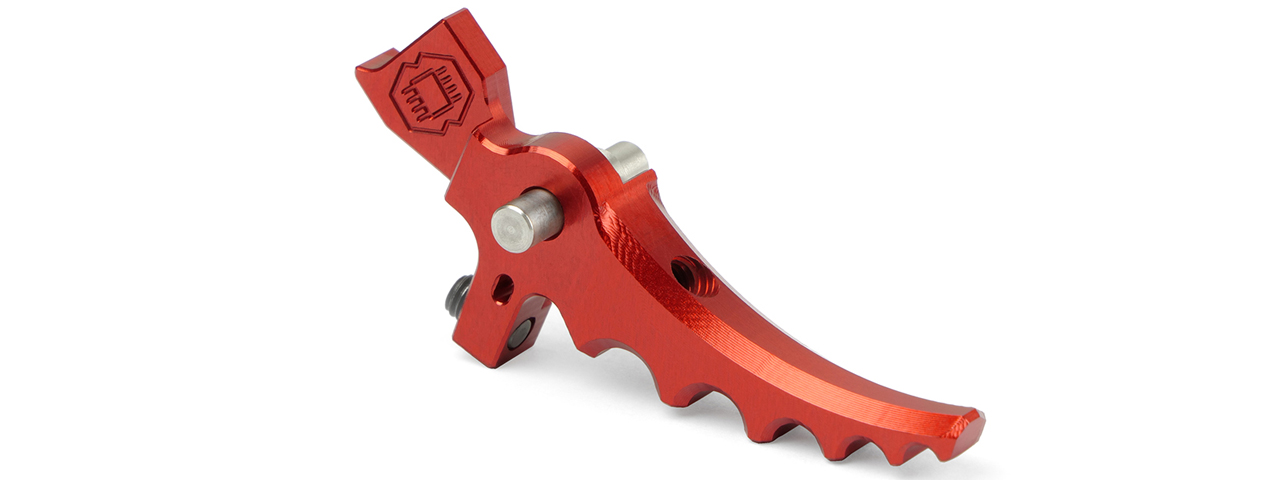 Gate Nova 2C1 CNC Machined Aluminum Adjustable Trigger (Color: Red) - Click Image to Close