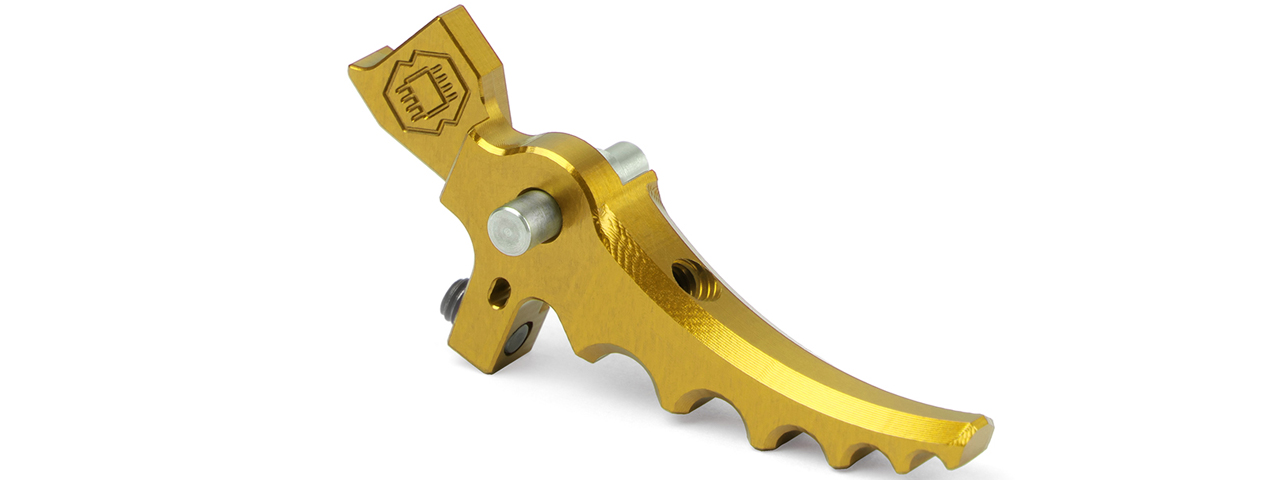 Gate Nova 2C1 CNC Machined Aluminum Adjustable Trigger (Color: Yellow) - Click Image to Close