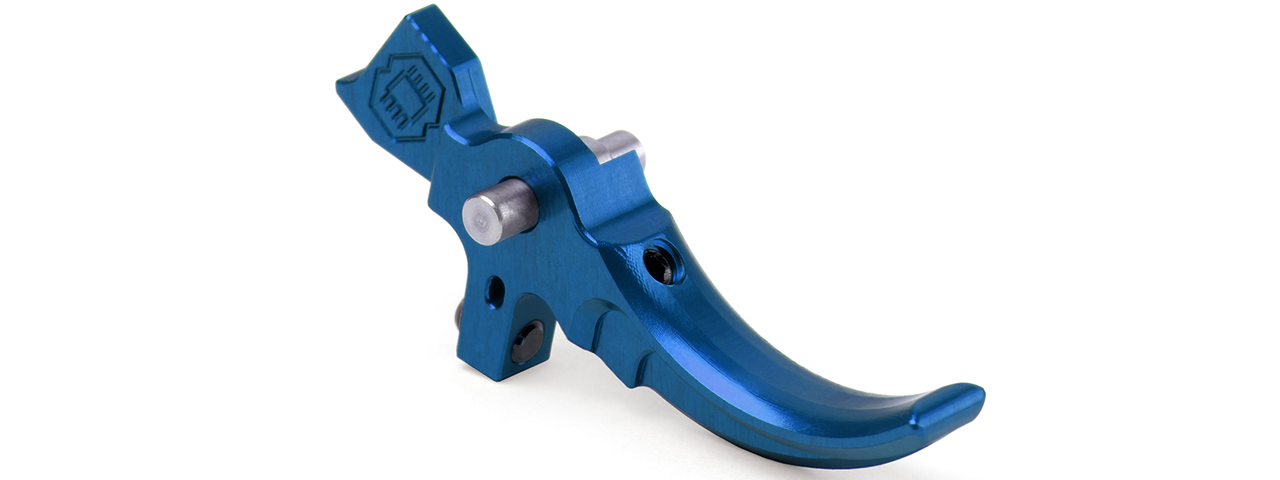Gate Nova 2E1 CNC Machined Aluminum Adjustable Trigger (Color: Blue) - Click Image to Close