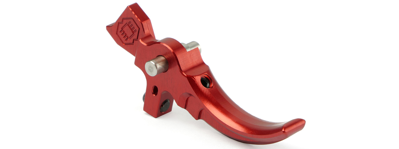Gate Nova 2E1 CNC Machined Aluminum Adjustable Trigger (Color: Red) - Click Image to Close