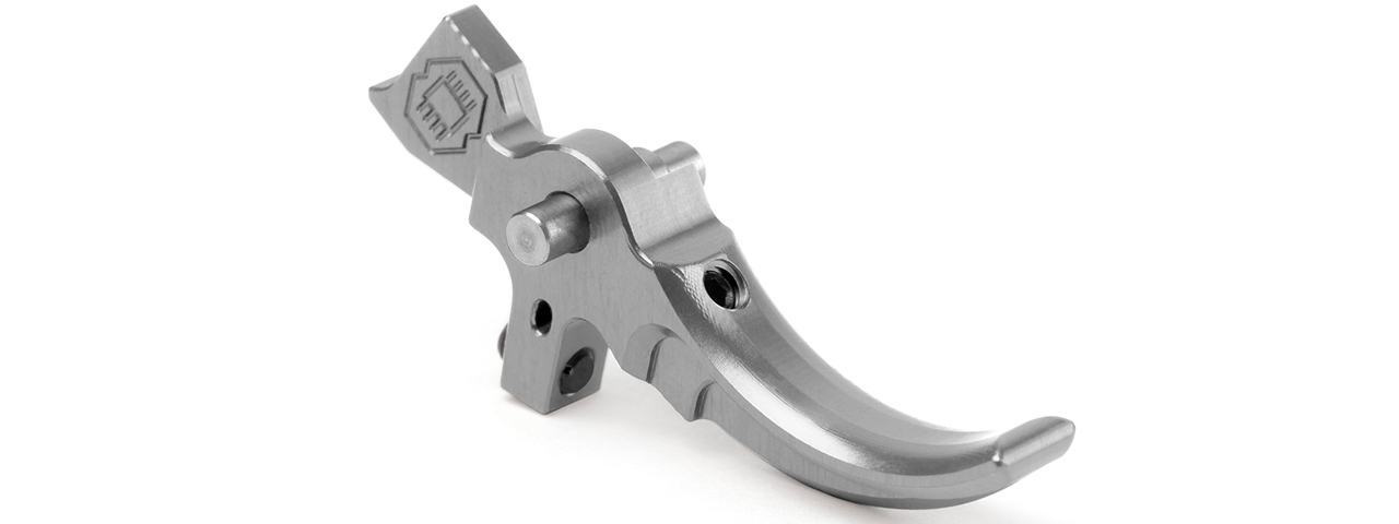 Gate Nova 2E1 CNC Machined Aluminum Adjustable Trigger (Color: Silver) - Click Image to Close