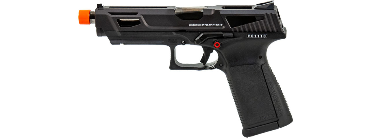 G&G GTP9-MS Metal Slide Gas Blowback Airsoft Pistol (Color: Black) - Click Image to Close