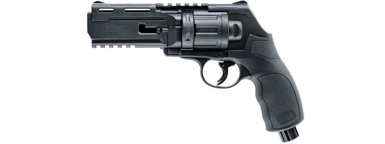 Umarex T4E TR50 .50 Cal Paintball Revolver Pistol (Color: Black) - Click Image to Close