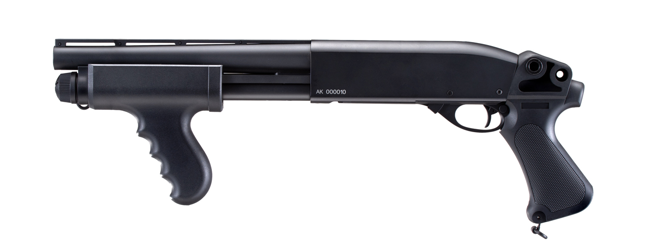 Atlas Custom Works IU-SXR1 CQB Pump Action Shotgun (Black) - Click Image to Close