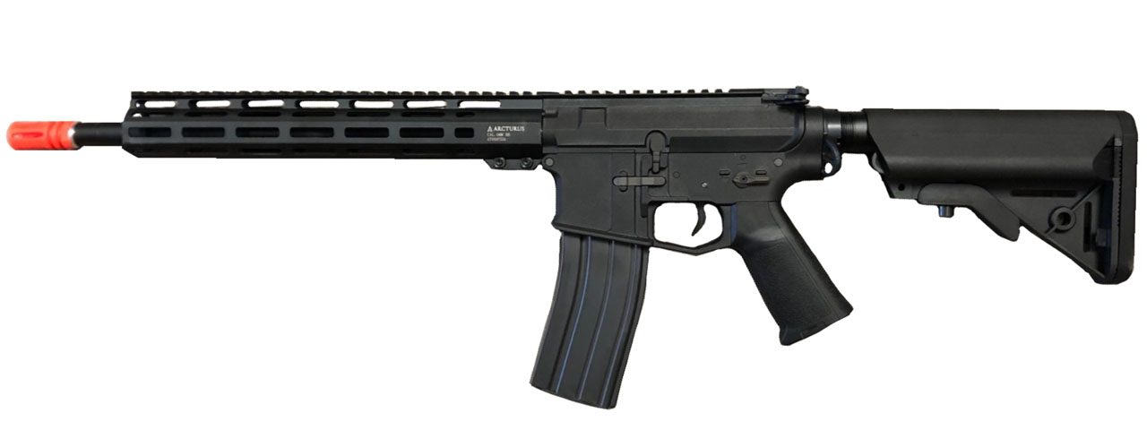 Arcturus Tactical NY02CB M4 Airsoft AEG w/ 12" M-LOK Handguard and Adjustable Stock (Color: Black) - Click Image to Close