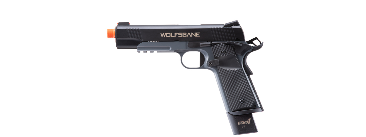 Echo1 Wolfsbane M1911 Gas Blowback Pistol (Black) - Click Image to Close