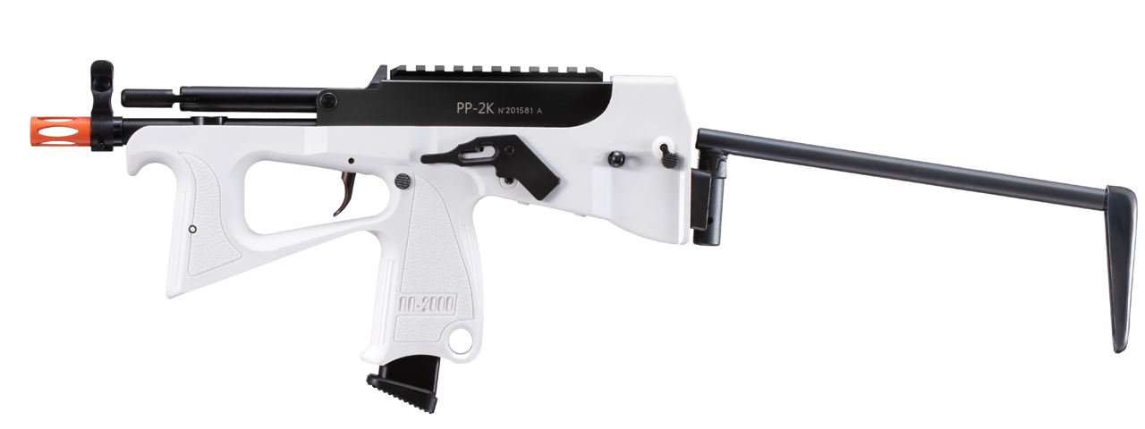 Modify Tech PP-2K Gas Blowback Airsoft SMG (White) - Click Image to Close