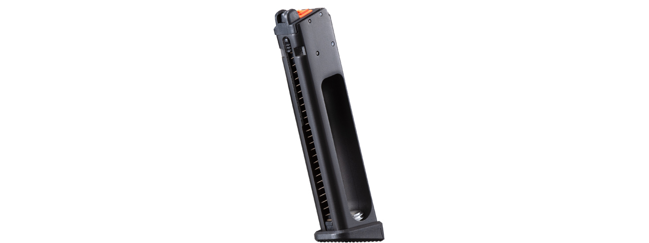 Modify Tech PP-2K 22 Round CO2 Magazine with Modify Valve for PP-2K Gas Blowback SMG (Color: Black) - Click Image to Close