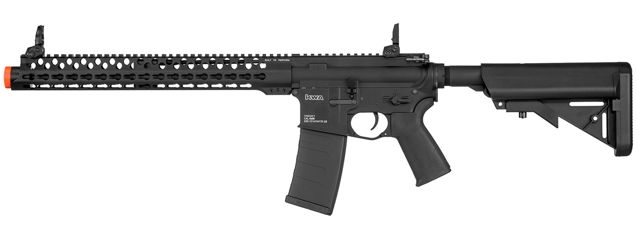 KWA AEG 2.5 VM4 Ronin Gen 2 Airsoft Rifle w/ 15" Keymod Handguard (Color: Black) - Click Image to Close