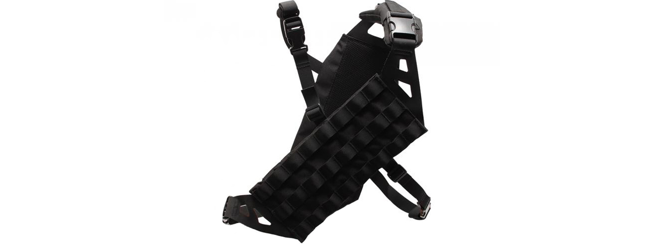 Laylax Cross Chest Lightweight Molle Bandolier Sling Rig (Color: Black) - Click Image to Close