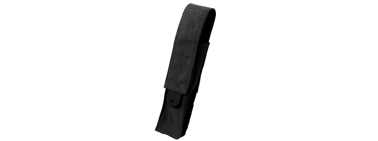 Laylax Ghost Gear Single Long Magazine Pouch for Kriss Vector AEG Magazines (Color: Black) - Click Image to Close