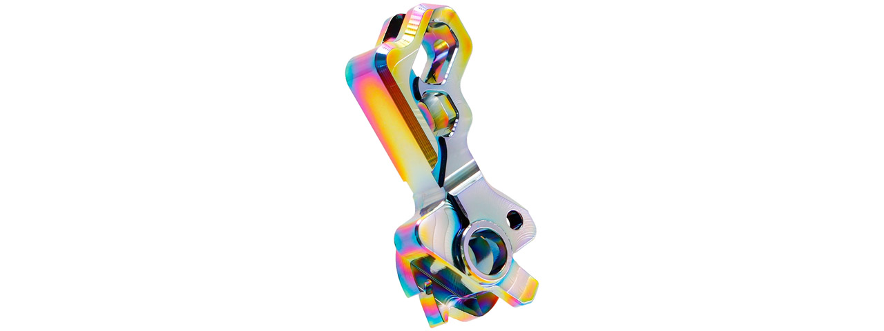 Laylax Nine Ball Custom Hexa Hammer for Hi-Capa Series Gas Blowback Airsoft Pistol (Color: Heat Gradation) - Click Image to Close