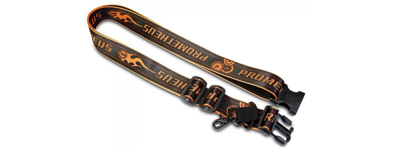 Laylax Prometheus Satellite One Point Sling (Color: Black and Orange) - Click Image to Close