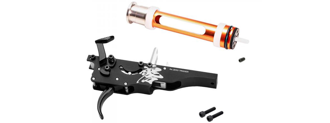 Laylax PSS10 Zero Trigger with High Pressure Zero Piston for Tokyo Marui VSR-10 Airsoft Sniper Rifles - Click Image to Close